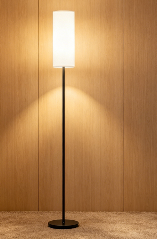 64-inch Modern Floor Lamp with Remote Control
