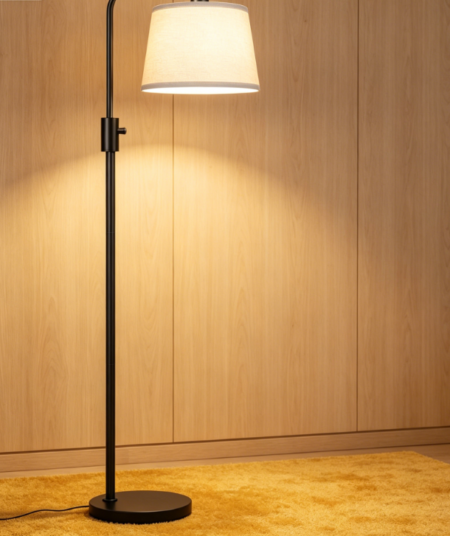 Dimmable Curved Floor Lamp