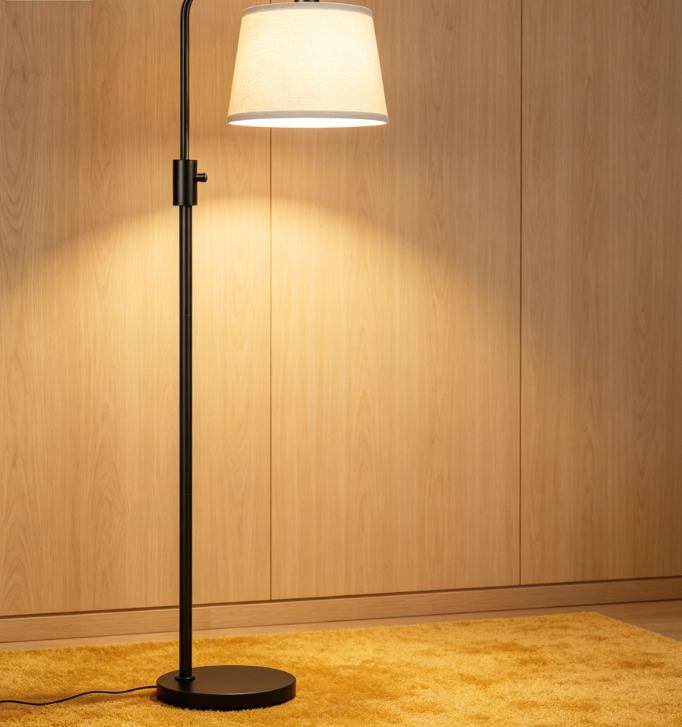 Dimmable Curved Floor Lamp